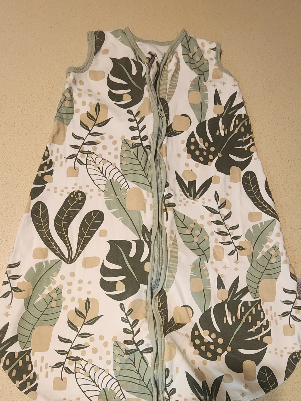 Green Botanical Baby Sleep Sacks - Set of 3